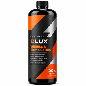 CQUARTZ D LUX 1000 มล. น้ำยาเคลือบเซรามิกสำหรับล้อและขอบประตู ป้องกันน้ำเกาะ ปกป้องขอบล้อ ฟื้นฟูพลาสติก ป้องกันรังสียูวี ทนทานต่อสารเคมี - Product Image 1