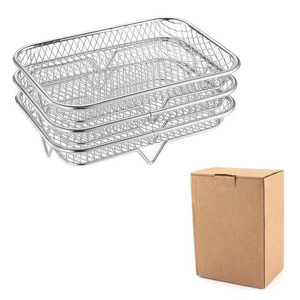 Griglia a 3 livelli impilabile in acciaio inossidabile <span class=keywords><strong>per</strong></span> <span class=keywords><strong>friggitrice</strong></span> <span class=keywords><strong>ad</strong></span> <span class=keywords><strong>aria</strong></span>, <span class=keywords><strong>accessori</strong></span> <span class=keywords><strong>per</strong></span> <span class=keywords><strong>friggitrice</strong></span> <span class=keywords><strong>ad</strong></span> <span class=keywords><strong>aria</strong></span> <span class=keywords><strong>per</strong></span> cottura e disidratazione - Product Image 6