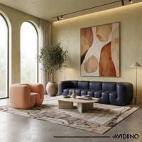 Canapé modulaire design moderne pour villas et hôtels. Combinaisons personnalisées inspirées de l'art avec des solutions clés en main tout-en-un.