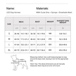 เสื้อกั๊กสัตว์เลี้ยง USB แบบชาร์จไฟได้สายรัดสุนัขไฟ <span class=keywords><strong>LED</strong></span> มีไฟกระพริบตอนกลางคืนเรืองแสงได้ - Product Image 3