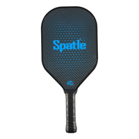 Ensemble de raquettes de pickleball en fibre de carbone Spatle avec 2 balles 14 mm 16 mm, raquette approuvée USAPA pour l'entraînement