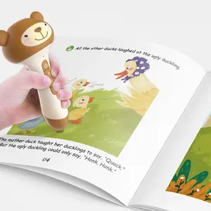 Máquina de aprendizaje temprano con bolígrafo parlante, libro para niños, juguetes de aprendizaje para niños