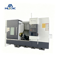 Torno CNC Horizontal de Alta Precisión con Bancada Inclinada TC4563, Centro de Torneado de Servicio Pesado con Guías Lineales para Metal
