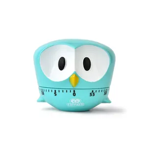Cute 60-Minute Wind Dial Egg Timer Mini Digital Countdown Reminder Loud Ring No Batteries Needed Time Management Kitchen Cooking
