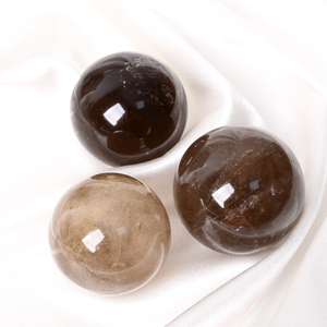 Wholesale Natural Stones and <b>Crystals</b> <b>Ball</b> Green Smoky Quartz Sphere <b>Crystal</b> Decoration for Healing - Product Image 4
