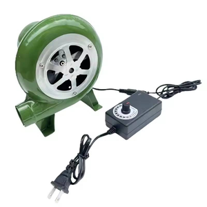 Ventilador Centrífugo Eléctrico de Aleación de Aluminio Verde con Control de Velocidad Ajustable para Uso Doméstico - Product Image 1