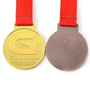 Jiu Jitsu-medalla de campeonato personalizada, oro, plata, cobre - Product Image 4