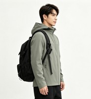 Veste softshell légère coupe-vent et imperméable à capuche pour homme, idéale pour le ski, l'équitation, la pêche, la voile, le camping et la marche