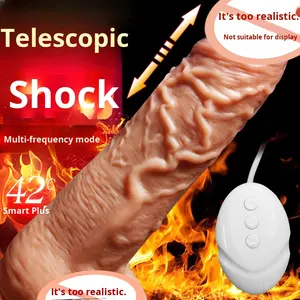 Gerçekçi Yapay Silikon Dildo <span class=keywords><strong>Penis</strong></span> Mastürbatör İtici Kadın Yüksek Hızlı Şişme Bebek Çevre Dostu Yetişkin Ürünü - Product Image 2