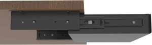 Guida Scorrevole Silenziosa, Robusta e Durevole, Nera Facile da Installare, Cassetto per Archiviazione e Organizzazione - Product Image 6