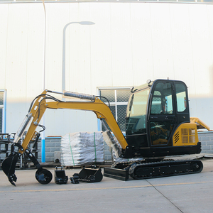 免费送货。 久保田发动机。 3吨迷你挖掘机带铲斗。 履带式小型挖掘机价格。 花园迷你挖掘机 - Product Image 2