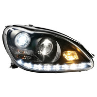 Phare avant de haute qualité modifié pour Mercedes-Benz Classe S W220 2002-2005, version avec ampoule au xénon, remplacement du phare d'origine