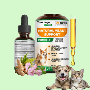 Integratore Naturale OEM per Infezioni da Lieviti nei Cani con Miscela di 8 Erbe, Supporta la Pelle, le Orecchie e Allevia le Allergie - Product Image 1
