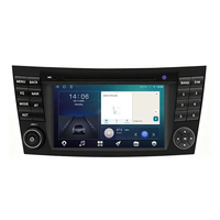 Autoradio Android 7 pouces pour tableau de bord de Mercedes-Benz Classe E W211, Android Auto sans fil, CarPlay intégré, WiFi, MP3, écran tactile