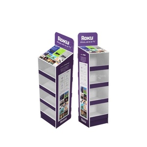 ชั้นวางสินค้าแบบพับได้เป็นมิตรกับสิ่งแวดล้อม ทำจากกระดาษแข็ง ต้องประกอบเอง เหมาะสำหรับอาหารและช็อกโกแลต สำหรับจัดแสดงในร้านค้า - Product Image 1