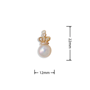 قلادة عصرية جديدة من الفولاذ المقاوم للصدأ بتقنية NFC وتردد 13.56MHz RFID مع لؤلؤ مقلد كهدايا أعياد للنساء - Product Image 2