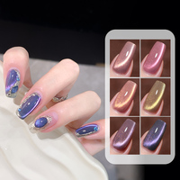 Vernis à ongles UV magnétique scintillant Dreamy Cateye Gel Cat Eye Gel Cat Magnetic Diamond Shiny Reflective Nail Gel