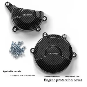 Ốp bảo vệ bên hông chống ngã bằng Nylon/Sợi thủy tinh dành cho <span class=keywords><strong>Ducati</strong></span> <span class=keywords><strong>PANIGALE</strong></span> V4 & V4 S 2018-2025, độ chế động cơ - Product Image 2