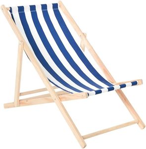 LANDSING ODM OEM Tragbarer Holzrahmen-Klappstuhl für Strand und Park, Outdoor-Klappstuhl für den Strand - Product Image 4