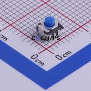 TS-1133-C-B Tactile Switch SMD Switch Single Pole Single Throw Round Button 2.6N Vertical Mount - Product Image 1