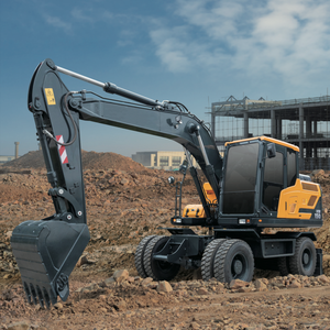 Excavatrice sur pneus HW60 neuve de 6 tonnes, mini-pelleuse de 0,21 m3, 44,3 kW, au meilleur prix et à haute efficacité - Product Image 3