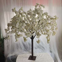 EG-TG004 Élégante plante d'intérieur Sakura 1,50 m (5 pieds) Arbre artificiel de cerisier blanc pour centre de table de mariage