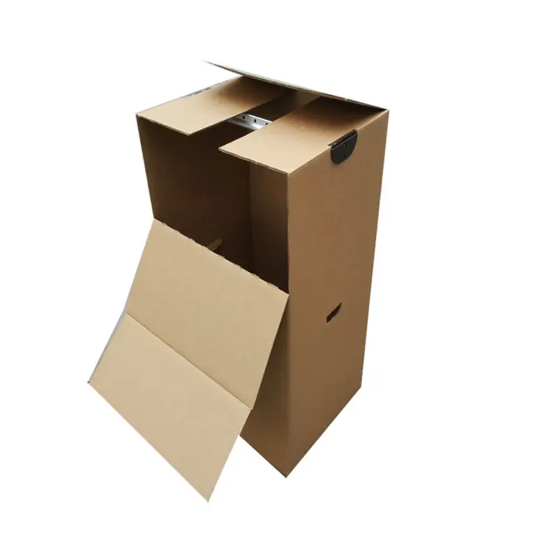 صندوق للتخزين والفرز وهو عبارة عن صندوق من الورق المضلع عالي المتانة ينقل الملابس