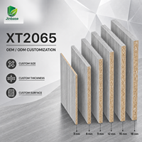 Meubles modernes Jinbase XT2065 gris argenté, placage bois, grain de bois, écologiques, noyau MDF/HDF E0, première qualité, imperméables, ignifuges