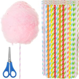 Porte-papier en carton couleur aléatoire pour machine à barbe à papa, bâtonnets de 10 mm - Product Image 1