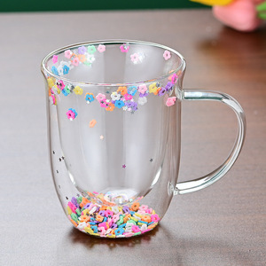 แก้วกาแฟสองชั้นลาย<span class=keywords><strong>ดอกไม้</strong></span>แห้งพร้อมดอกไม้แห้งตกแต่งผนัง ขายส่ง - Product Image 1