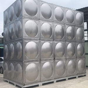 Tanque de Armazenamento de Água e Fogo em Aço Inoxidável Grande, Quadrado, Reforçado, 304, Isolado, Tanque de Armazenamento de Água Combinado - Product Image 2