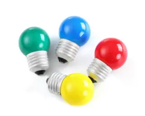 China Multicolor 15W Red Yellow Blue Green 50/60Hz E27 LED Colorful Bulb Lights Prices