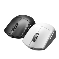 Darmoshark M5 Mouse Gaming Mini, Mouse Gaming 8K 26000dpi PAW3395 dengan tiga Mode koneksi N52840 makro ringan 38g