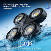 AICPOSE Blinder Étanche 4 Yeux Lumière de Scène Blinder 4x100w Dmx512 Led Lumière Blinder COB pour Public