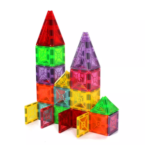 70 Mảnh Rõ Ràng 3D Xây Dựng Từ Khối Gạch Đặt Đồ Chơi Từ Hình Vuông Hình Tam giác Từ Khối Cho Trẻ Em - Product Image 2