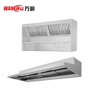 Campana extractora de cocina comercial de acero inoxidable SUS 201 de tamaño personalizado, fuente de energía eléctrica al mejor <span class=keywords><strong>precio</strong></span> para uso en hoteles - Product Image 1