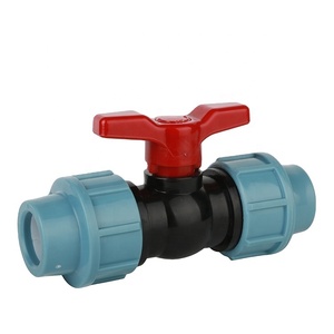 PN10 Polypropylene PP PVC plastic Ball Valve for water supply