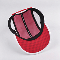 Casquette de sport en polyester personnalisée pour la course et le camping, avec perforations laser, casquette snapback, casquette vierge en nylon imperméable à 5 panneaux