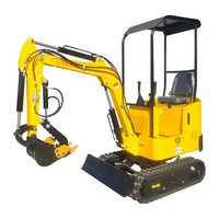 Mini-excavatrices E.P haute performance de qualité supérieure 1,8T 2,5T 3,5T pour travaux de terrassement agricole