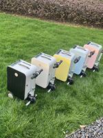 Aliotop Valise légère pour scooter électrique-20 pouces, portée de 10 km, lumières respiratoires à LED pour l'aéroport