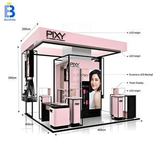 Exhibidor de Cosméticos para Salón de Uñas, Diseño Personalizado de Fábrica, Kiosco de Belleza para Centro Comercial - Product Image 1