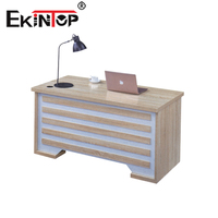 Ekintop exécutif meubles de bureau en bois antique bureau ovale