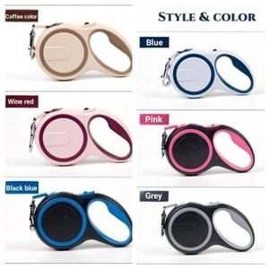 للبيع بالجملة حبل جر أوتوماتيكي للتدريب على المشي للحيوانات الأليفة ، حبل سحب t2 لون قابل للسحب للكلاب والقطط ، حزام مقعد متعدد الألوان على الموضة - Product Image 4