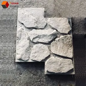 Top quality and hot sale silicone stone veneer mold make artificial stone