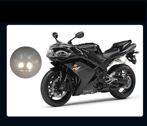 Lampu depan Led motor dua kepala, lampu depan motor Led, lampu Fairing sepeda motor trail, lampu sorot rendah, lampu depan sepeda motor untuk ATV - Product Image 5