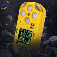 Détecteur de fuite de gaz portable CH4 O2 CO CO2 avec capteurs importés de haute précision pour les gaz combustibles et l'ingénierie municipale
