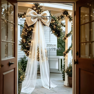 Décoration géante en gaze pour arche de <span class=keywords><strong>mariage</strong></span>, arrangement floral pour <span class=keywords><strong>voiture</strong></span> de <span class=keywords><strong>mariage</strong></span>, arrangement de scène extérieure - Product Image 3