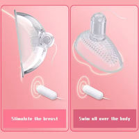 Tragbarer Brustmassager Verbesserte Version Vibrierender Masturbator Klitoris-Stimulator Orgasmus-Sexspielzeug Made in China für Frauen