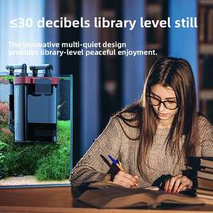 External Hang on Filter Waterfall Filtration System Top Hang on Power Filter for Fish Bowl <b>Turtle</b> <b>Tanks</b> Aquarium Filter - Product Image 3