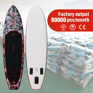 BSCI / CE OEM wholesale custom China supplier 2023 New design surf leash fishing board 12" paddle board tabla inflable